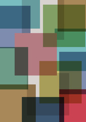 abstract multi color squares mosaic background for book cover, background, pattern, template or wallpaper
