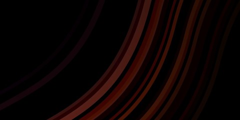 Dark Pink, Yellow vector backdrop with bent lines. Colorful illustration, which consists of curves. Pattern for busines booklets, leaflets