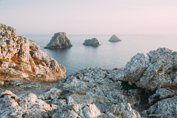 Naklejka premium Beautiful Crozon peninsula in brittany France