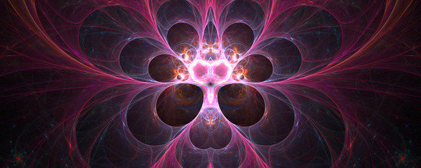 Purple fractal abstract mesh background