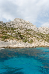 Naklejka na ściany i meble Beautiful Calanques national park near Marseille in France
