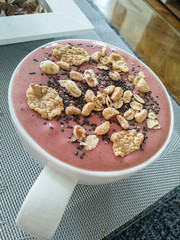 Healthy smoothie with fruit