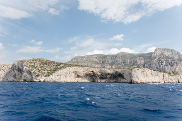 Beautiful Calanques national park near Marseille in France