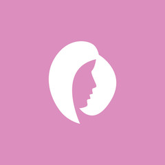 logo of intimacy lover negative space