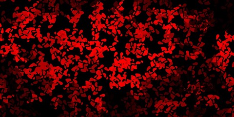 Dark orange vector backdrop with chaotic shapes.