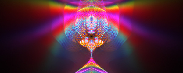 Colorful abstract holy grail shines brightly - obrazy, fototapety, plakaty
