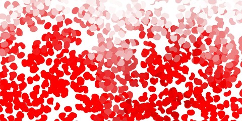 Light orange vector texture with memphis shapes.