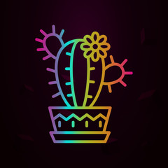 Workplace, cactus nolan icon Simple thin line, outline vector of Workplace icons for ui and ux, website or mobile application