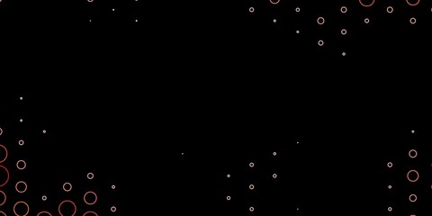 Dark Red vector background with spots. Glitter abstract illustration with colorful drops. Pattern for booklets, leaflets.