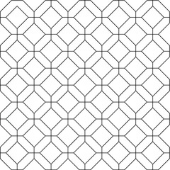 Vector seamless pattern. Modern stylish texture. Trendy hipster sacred geometry.