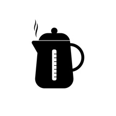 Kettle icon isolated on white background. Vector illustration