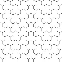 Naklejka premium Vector seamless pattern. Modern stylish texture. Trendy hipster sacred geometry.