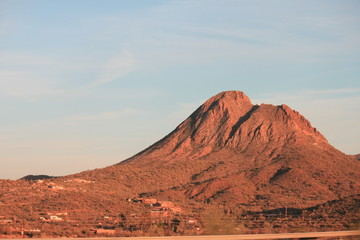 Fototapeta na wymiar mountain landscape in the desert