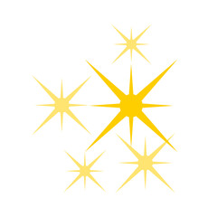 Twinkle festive or holiday star particles, glitter sparkles and magic sparkle, or shine glitter starburst for greeting card, banner or poster, stock vector illustration