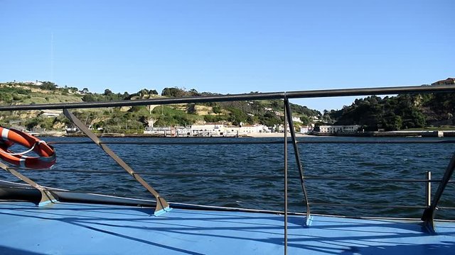 Ferry Boat River Tejo Portugal Trafaria
