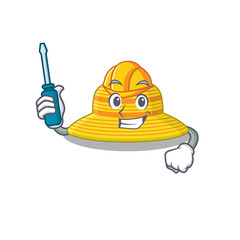 summer hat caricature design concept worked as an automotive