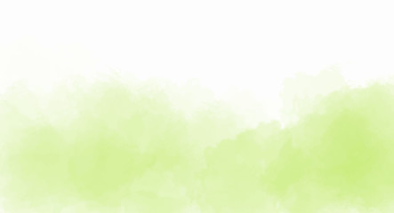 Soft Green watercolor background for your design, watercolor background concept, vector.