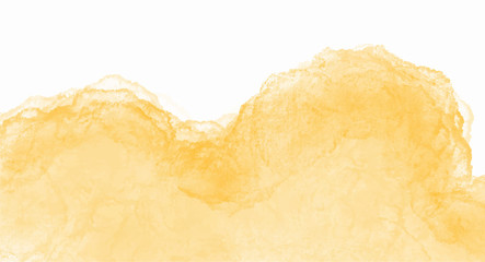Old Yellow watercolor background for your design, watercolor background concept, Old background, vector.