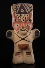 huaco tradicional de la cultura paracas, ica peru