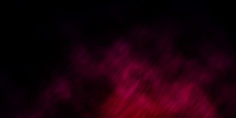 Dark Pink vector texture with circular arc. Colorful geometric sample with gradient curves.  Pattern for business booklets, leaflets