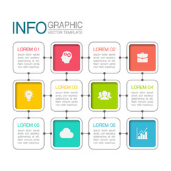 Vector iInfographic template for business, presentations, web design.