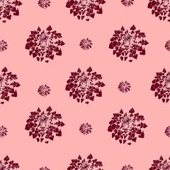 Floral background pattern pink white flowers flowers can be used as a print 4