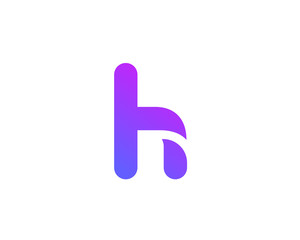 Letter H logo icon design template elements