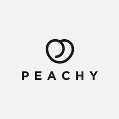 peachy logo / p icon