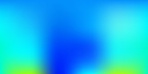 Dark Blue, Green vector blurred texture.