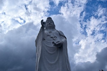 The statue of big buddha in Japan.
