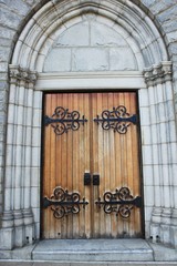 old church door
