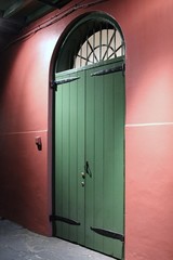 Green door