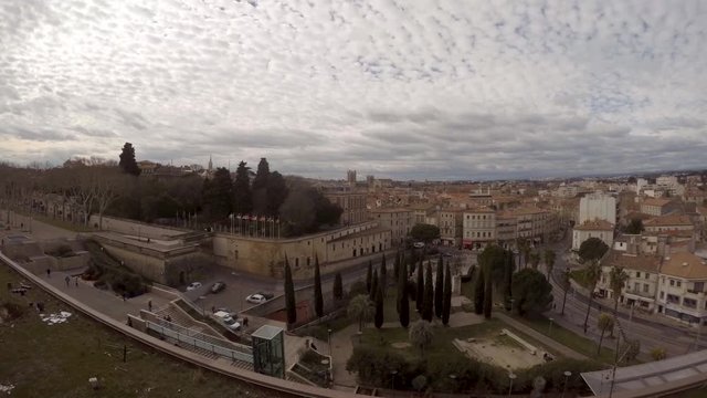 Timelapse Montpellier, Corum place, South of France
