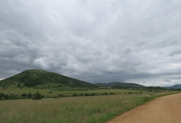landscape with clouds