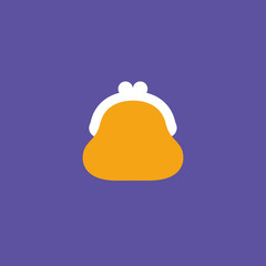 purse with a clasp vector icons