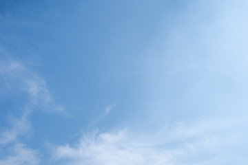 Sky background with Tiny Light Cloud White