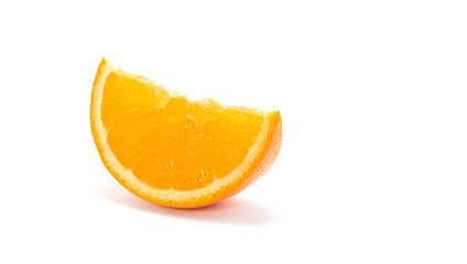 Close up Orange fruit isolated on white background
