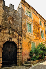 Fototapeta na wymiar A view Gourdes in provence