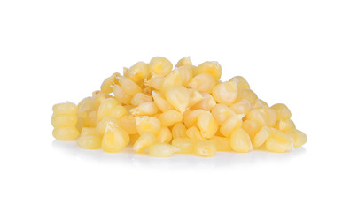 corn sweet on white background