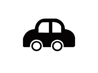 illustration icon car on white background.