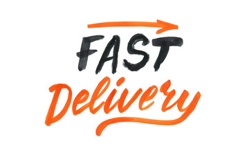 hand drawn brush lettering Fast delivery