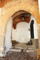 Door of the Villa and Chapel of Saint Anthony, Jerez de los Caballeros, province of Badajoz, Extremadura, Spain