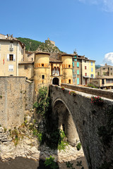 Naklejka na ściany i meble An ancient village in provence
