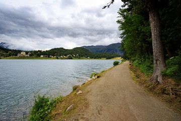 Lago di Sankt Moritz, Engadina -Svizzera	