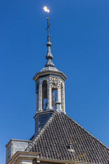 Fototapeta na wymiar Tower of the historic church of Kuinre, Netherlands