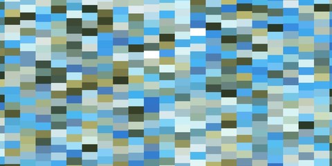 Light Blue, Green vector backdrop with rectangles. Abstract gradient illustration with colorful rectangles. Pattern for busines booklets, leaflets