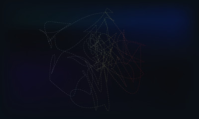 Moving lines abstract background. Vector illustration. eps 10