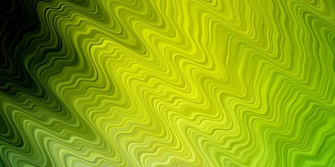 Light Green, Yellow vector template with lines. Abstract gradient illustration with wry lines. Smart design for your promotions.