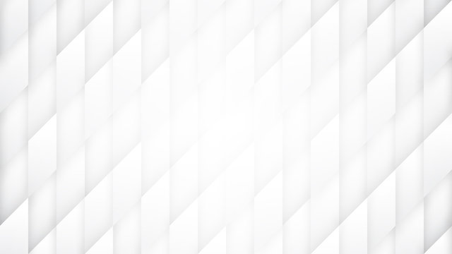 3D Parallelogram Structure Conceptual High Technology Abstract White Background. Science Technological Rhombus Pattern Light Wallpaper. Three Dimensional Tech Clear Blank Subtle Textured Backdrop