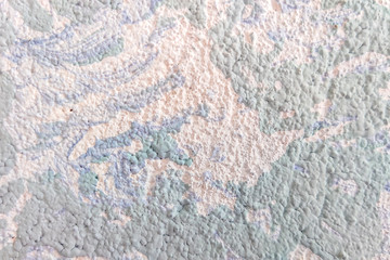 Beautiful white gray closeup background with abstract blue brush strokes. Ideal for use in the design or wallpaper
